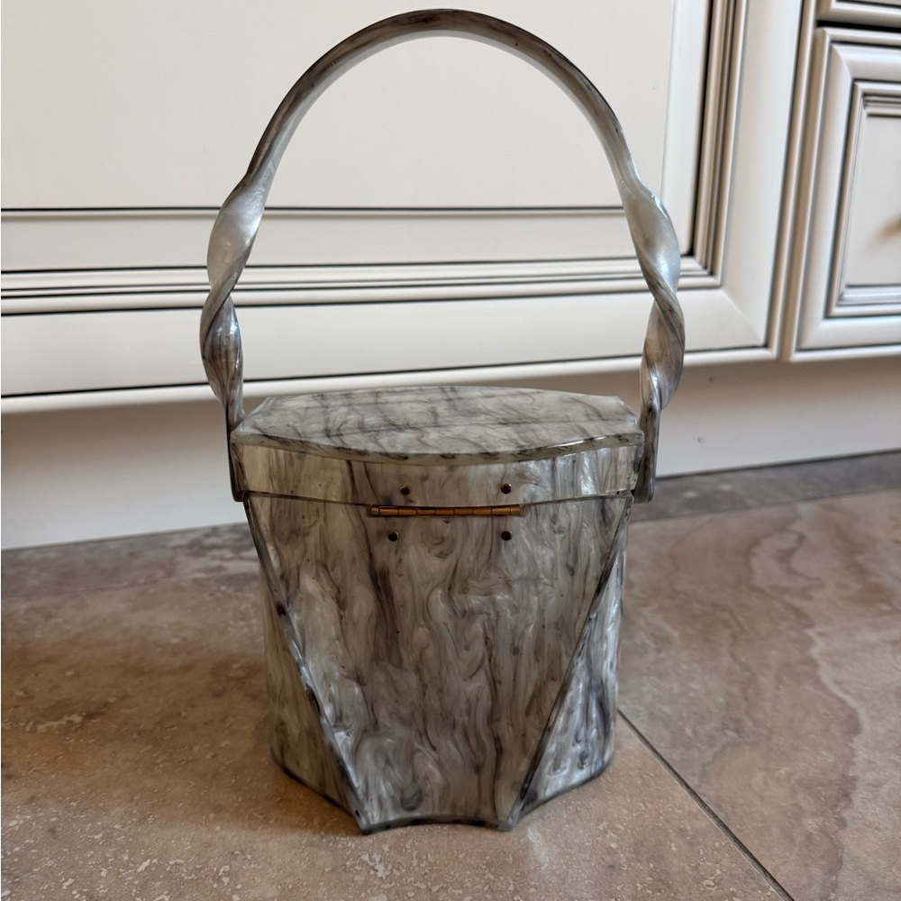 Marbled Gray Handbag - Picture 3 of 5